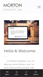 Mobile Screenshot of mortondisabilitylaw.com